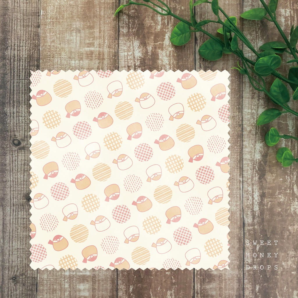 クリーナークロス＊文鳥柄＊