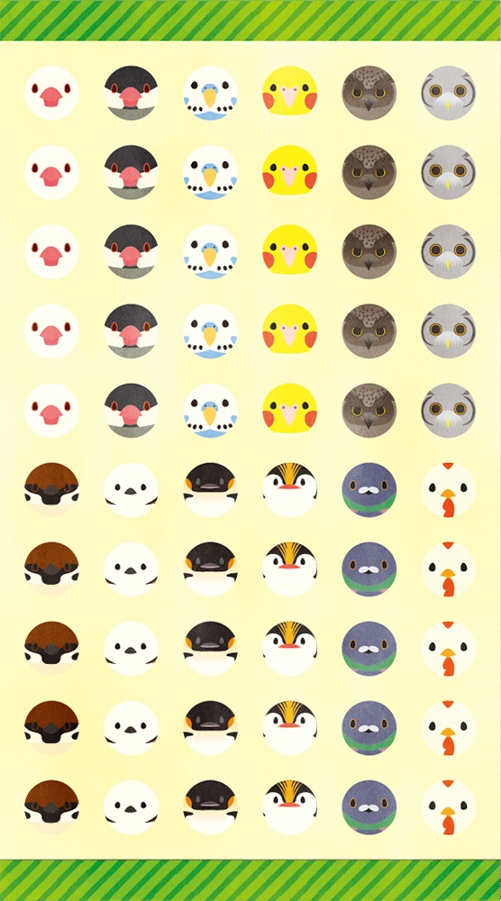 2022年鳥の卓上カレンダー