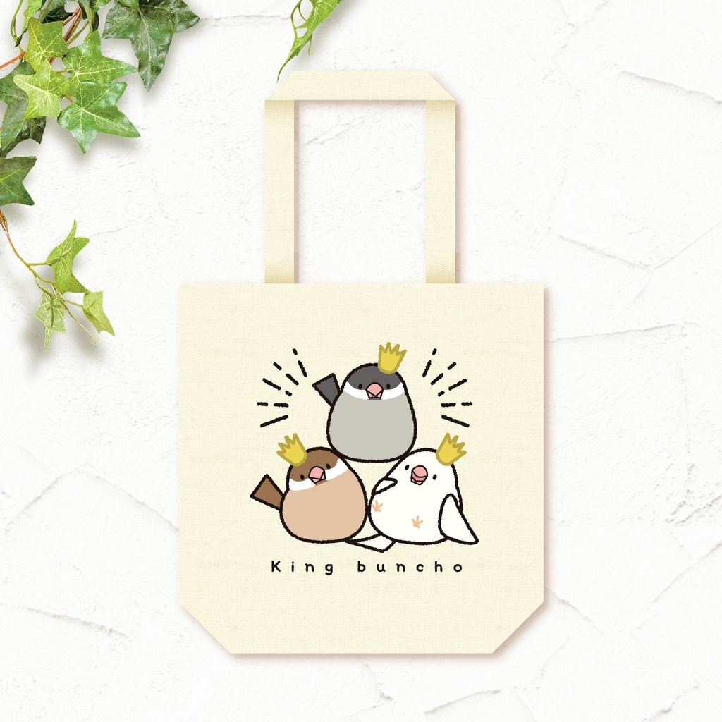 キャンバストート＊キング文鳥＊