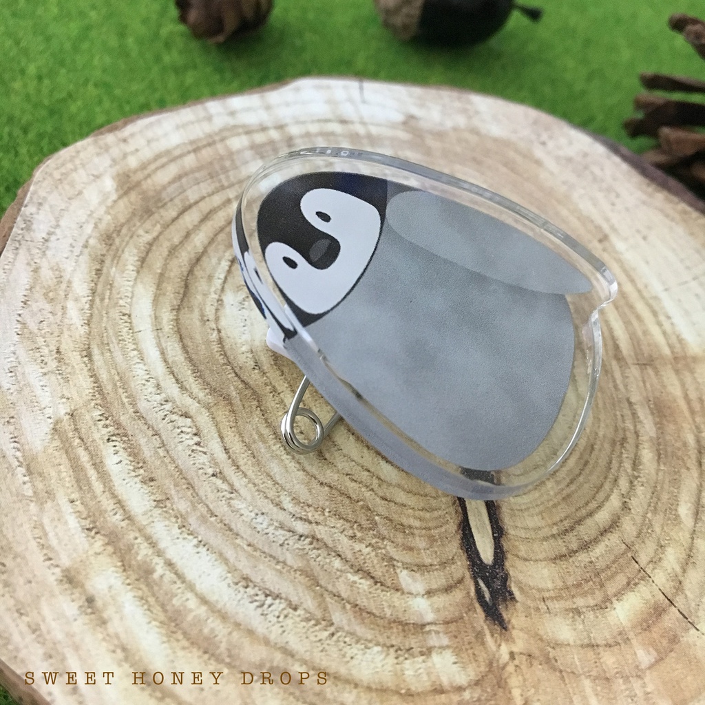 アクリルクリップバッジ*コウテイペンギンJr.*