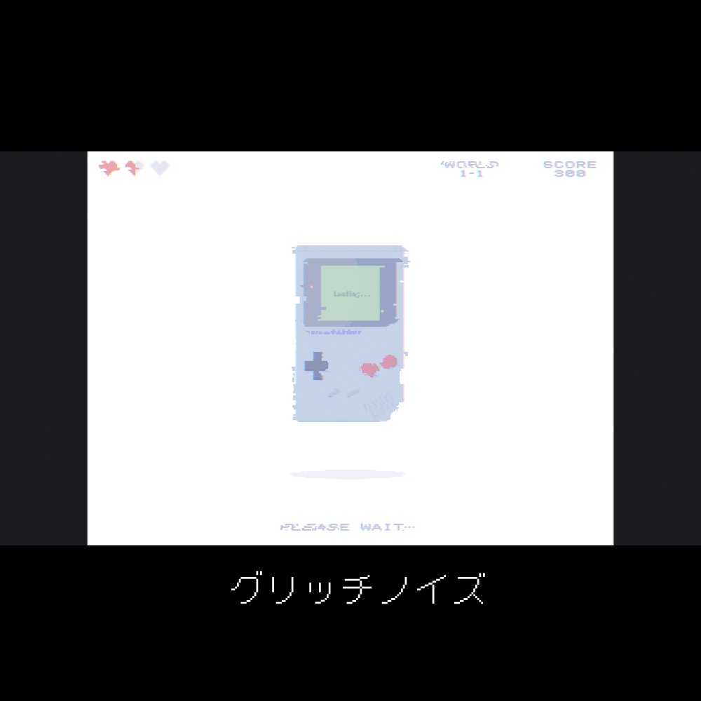 【動画素材】ドット絵レトロゲームの待機画面