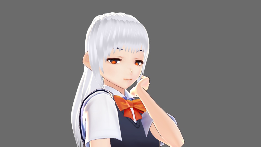 [VROID] Ponytail with Bangs
