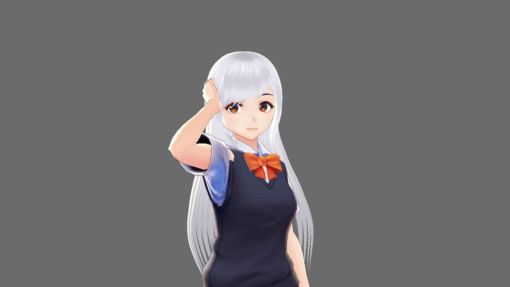 [VROID] Long Hair