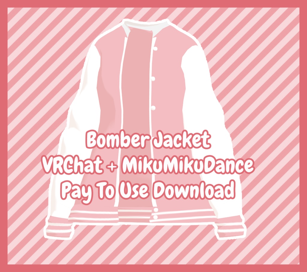 [VRChat + MMD] Bomber Jacket