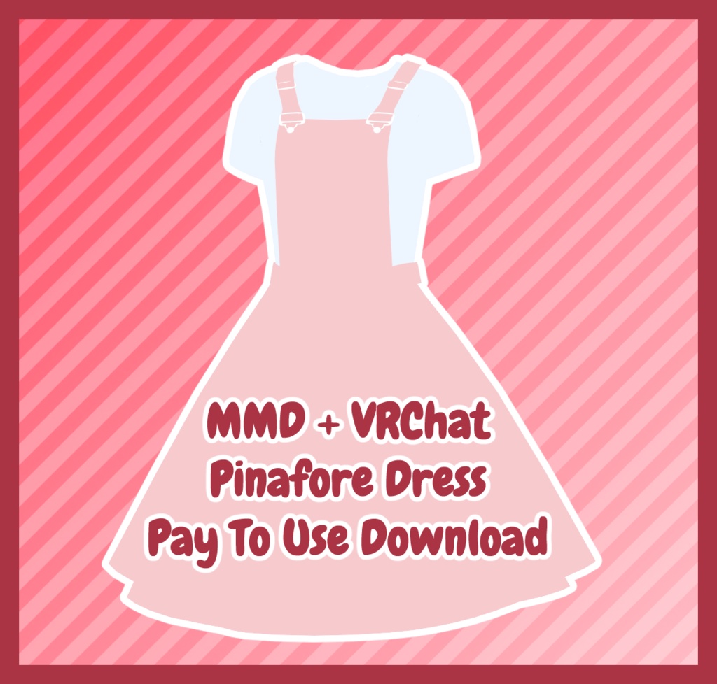 [MMD + VRChat] Pinafore Dress