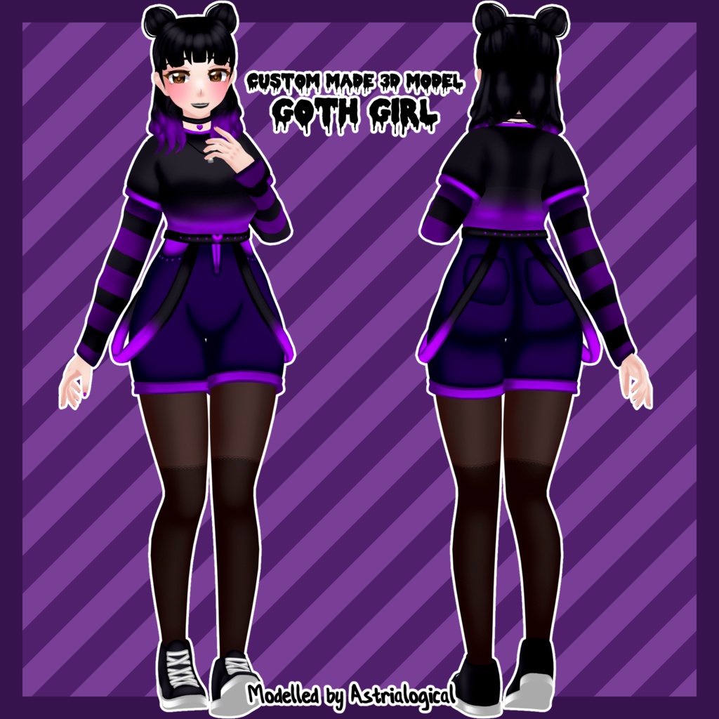 [Custom 3D Model] Agatha the Goth