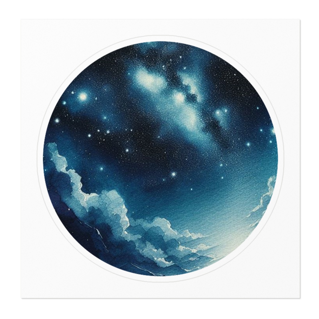 夜空のキャンバス