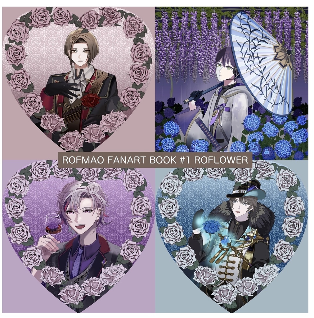 【5点セット】チェキ+イラスト本セット「ROFLOWER」