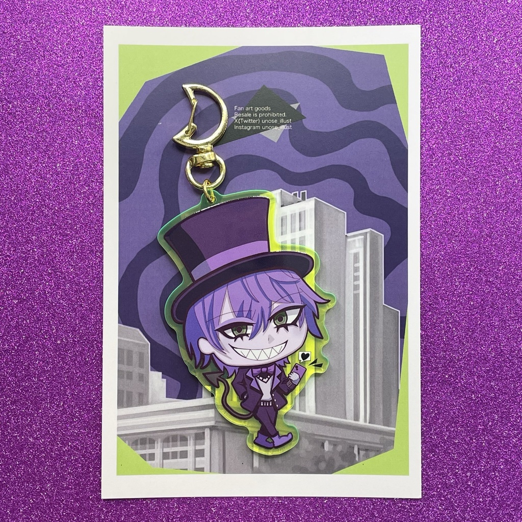 剣持刀也SNOBBISM蛍光アクリルキーホルダー