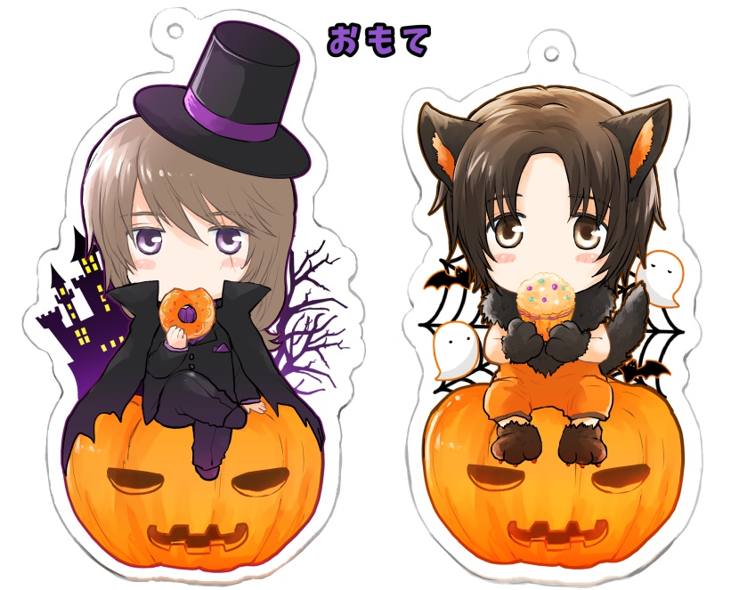 ハロウィンアクリルキーホルダー