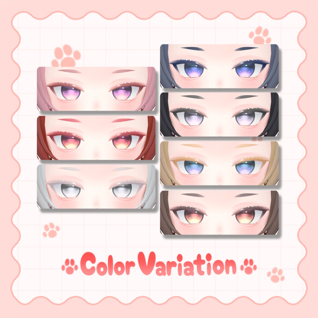 【Kirisame/キリサメ】Tiny Paws Makeup Texture