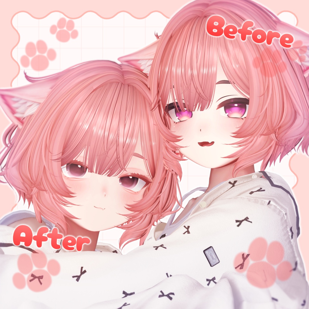 【Kirisame/キリサメ】Tiny Paws Makeup Texture