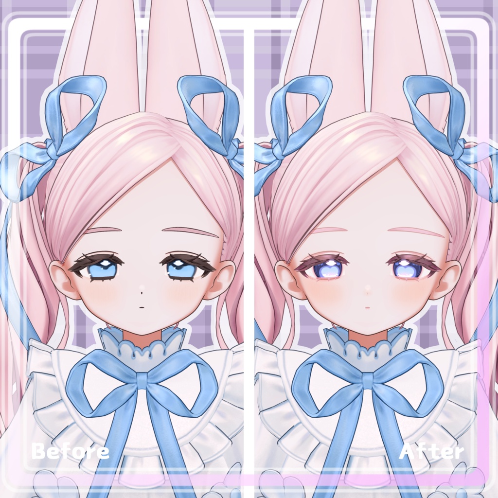 セール中【フィユエ対応】Cloud Heart_MAKEUP&EYETexture【psd付き】