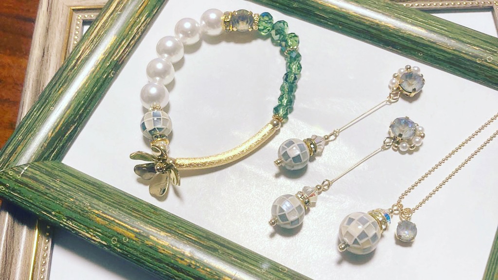 【イヤリング、ブレスレット、ネックレス】江(〜稲葉江まで)