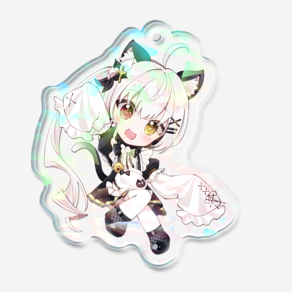 まめにゃのアクキー(ホログラムVer)