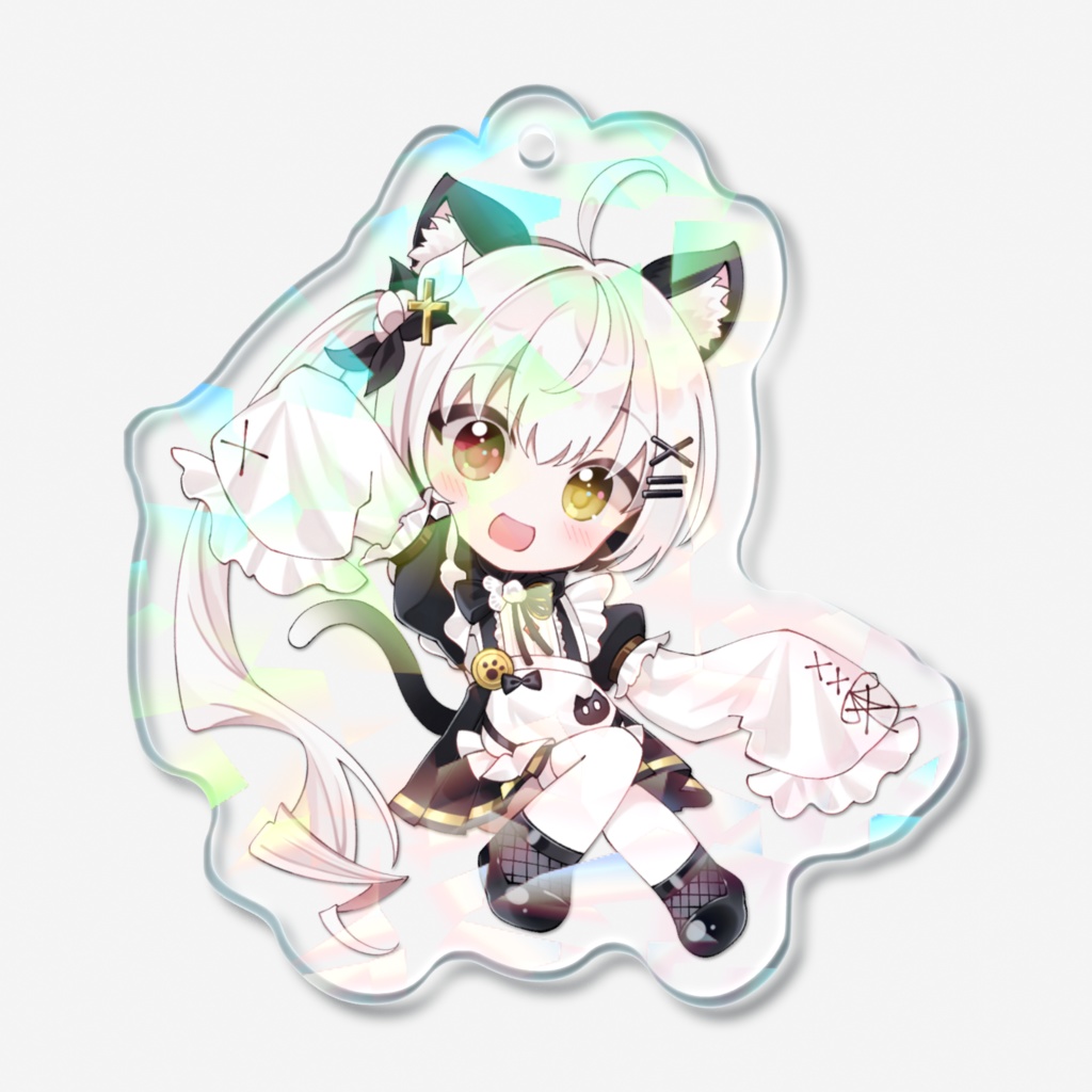 まめにゃのアクキー(ホログラムVer)