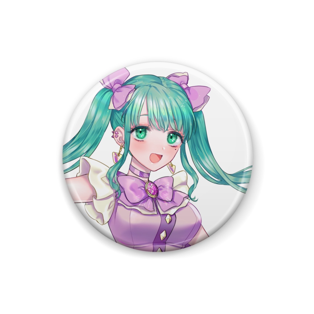 あおめろ缶バッジ②【くお生四月馬鹿】