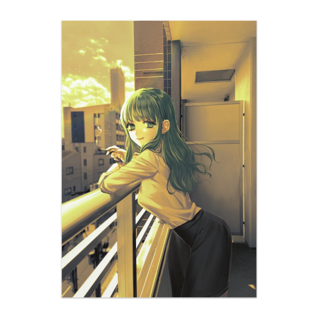 【デビュー半年記念】描きおろしポスターA【久遠あおい】