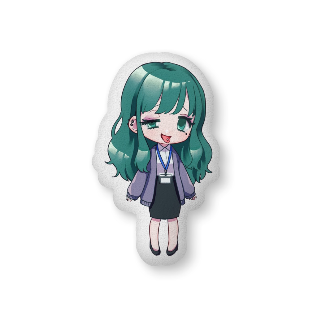 リバーシブルふかふかクッション【久遠あおい】