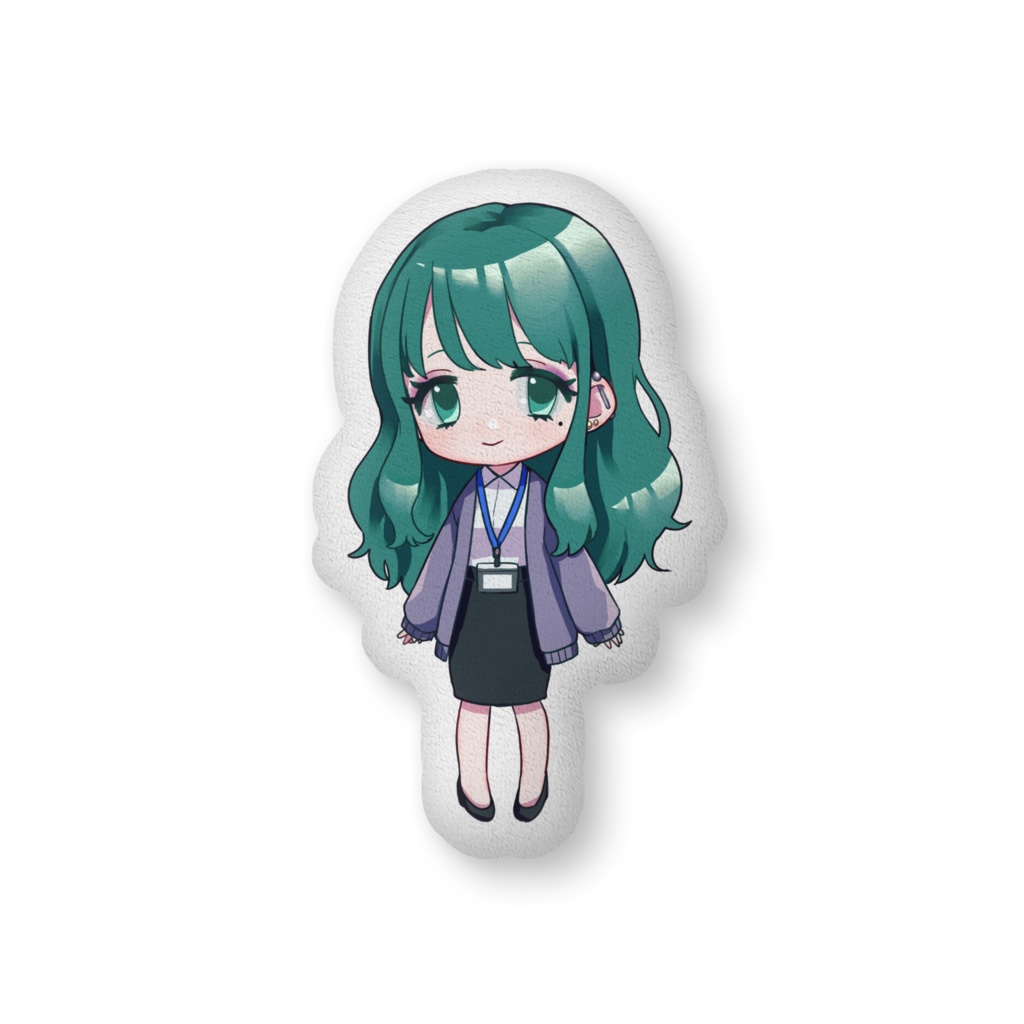 リバーシブルふかふかクッション【久遠あおい】