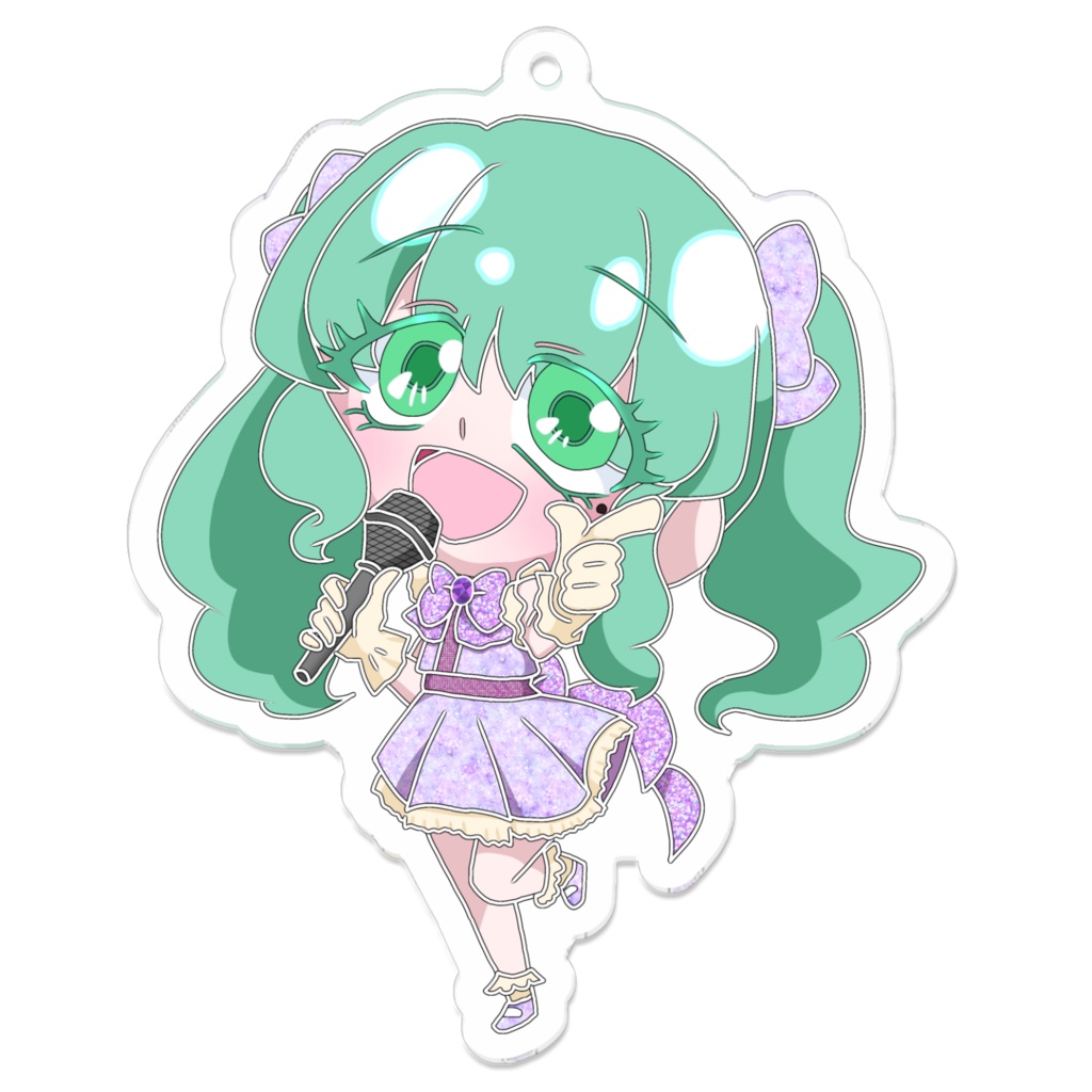 【あおめろ】アクリルキーホルダー【久遠あおい/Vtuber】