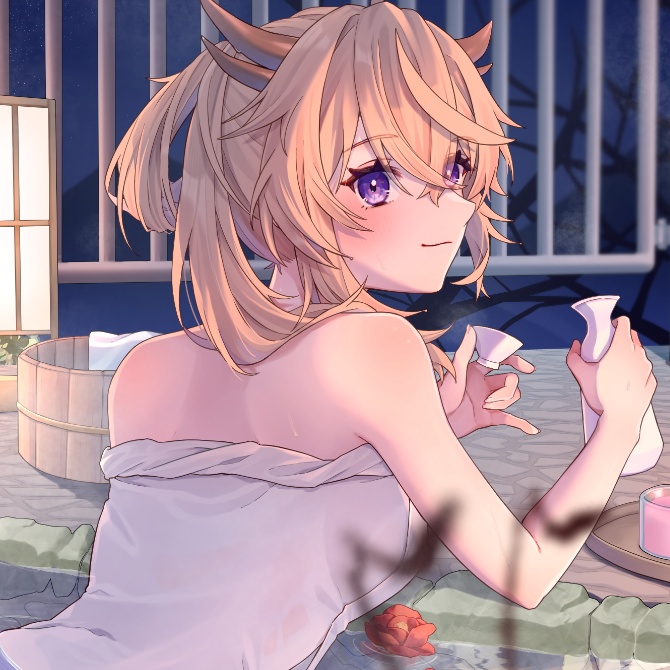 百雲みや布ポスター(温泉ver)♡特典壁紙データ付き