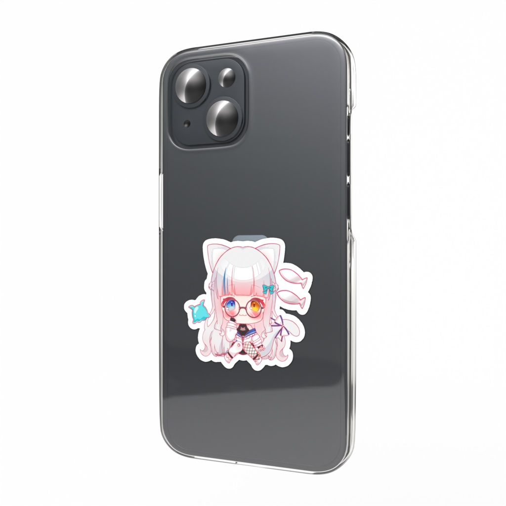 【5周年記念】猫目みっけ スマホステッカー