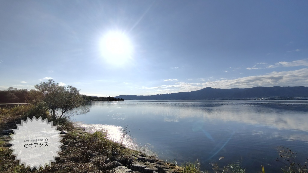 【癒しの琵琶湖】心をほどく光と静けさのワンシーン《写真素材》