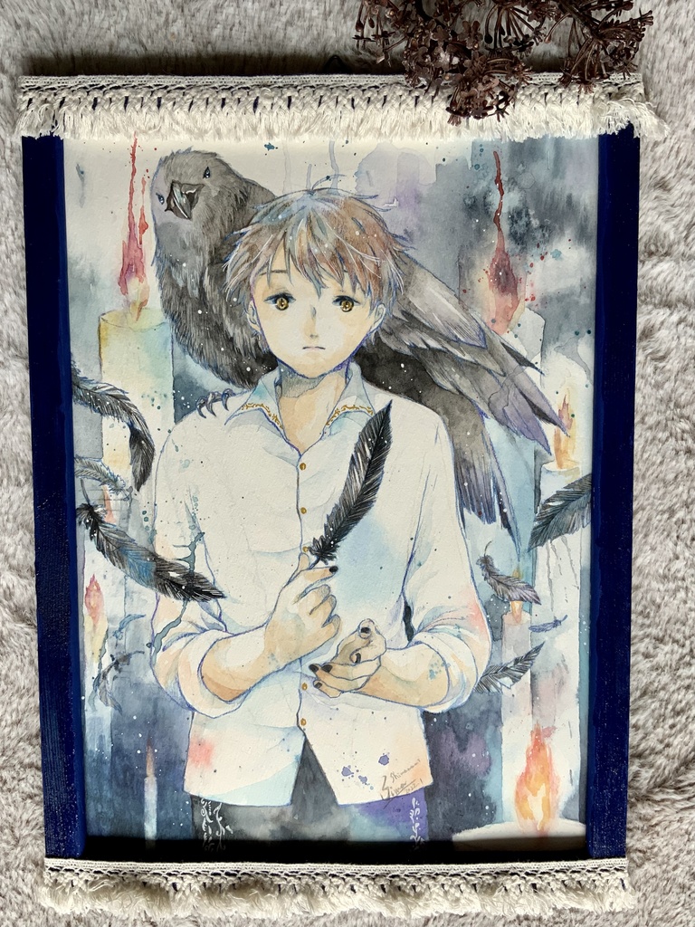 絵画　灯