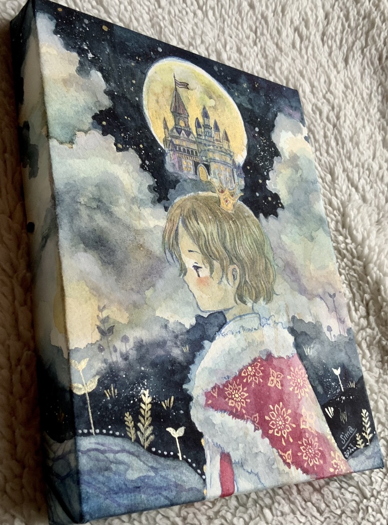 水彩原画 未来の王様