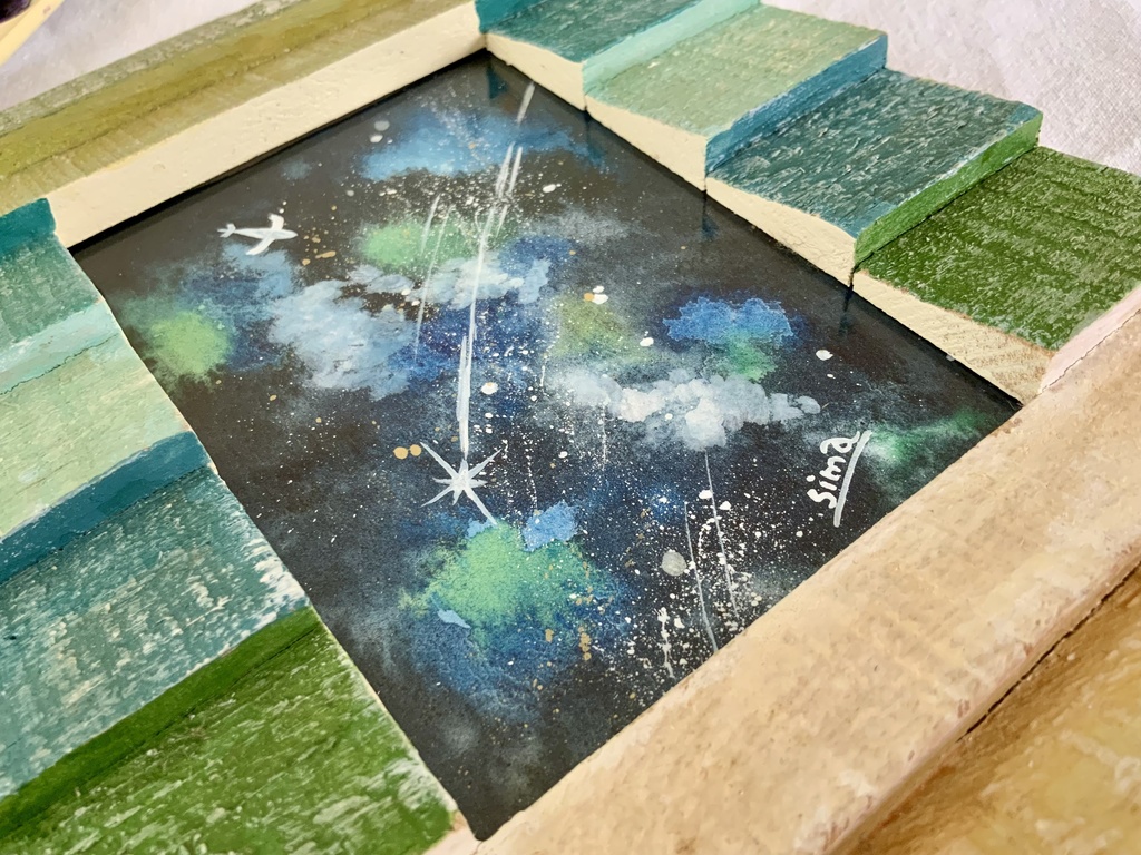 水彩原画 『帰路』