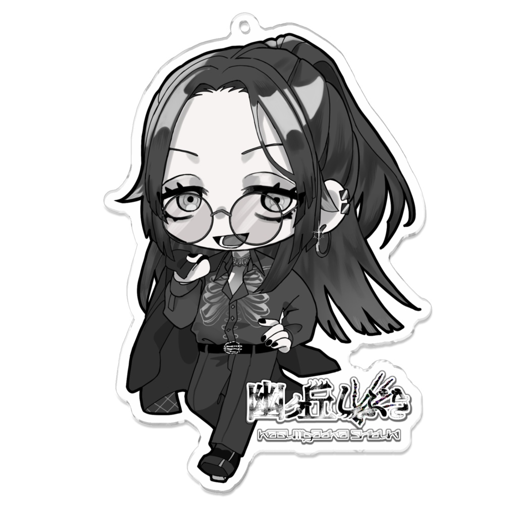 【アクリルキーホルダー】おでかけしぶき　A:10cm/B:7cm【幽ヶ丘しぶき】