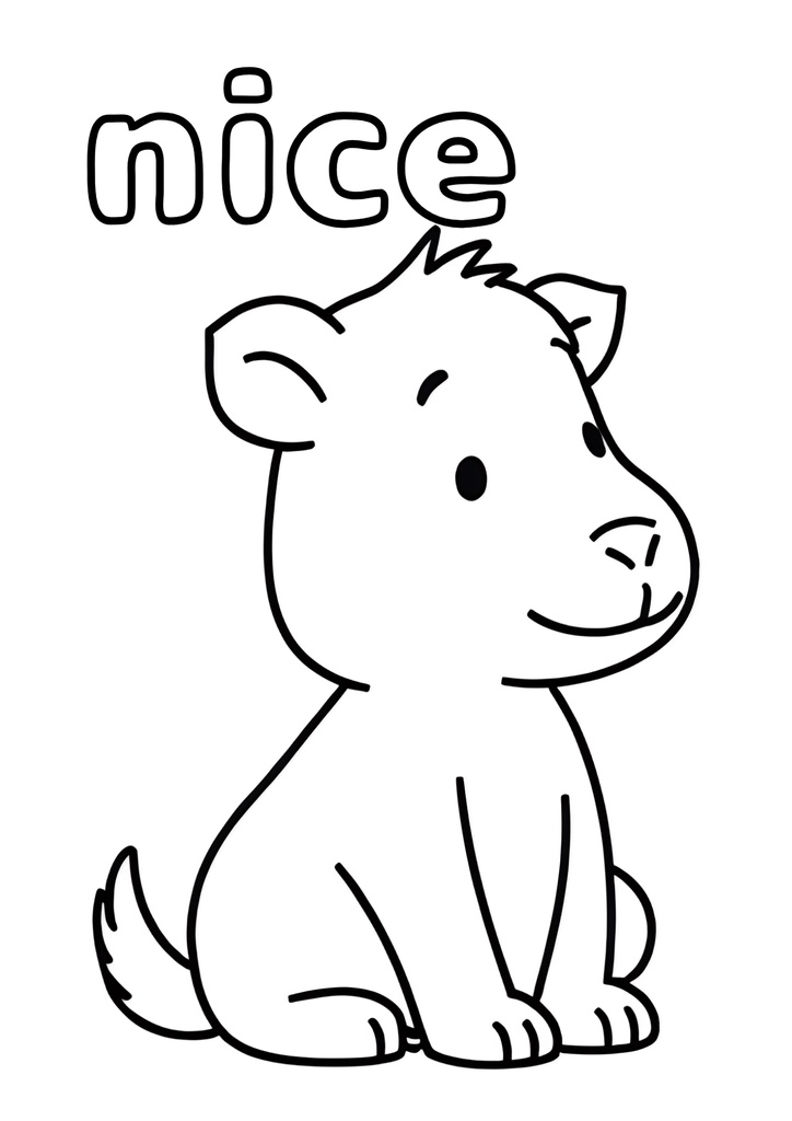 お子様用ぬりえ