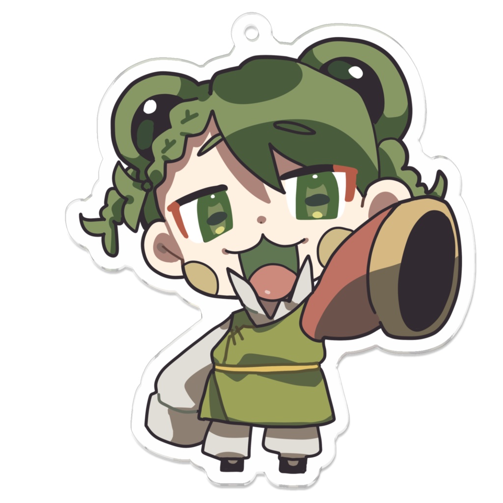 けろりアクキー（アマガエル）