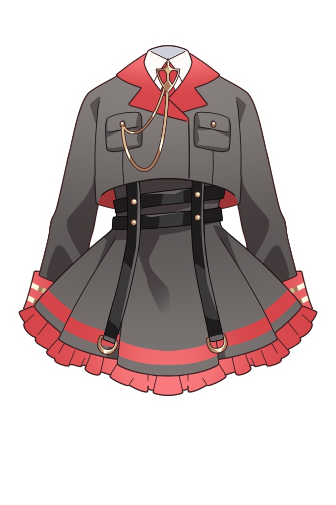 衣装アクリルキーホルダー