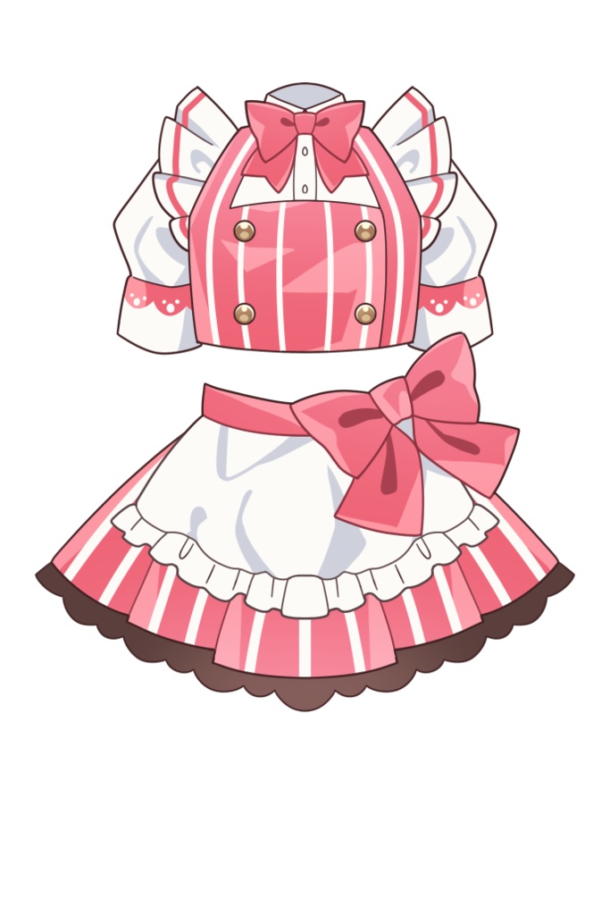 衣装アクリルキーホルダー