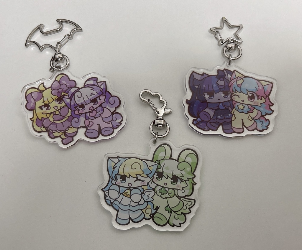 すたーぴあペアアクリルキーホルダー