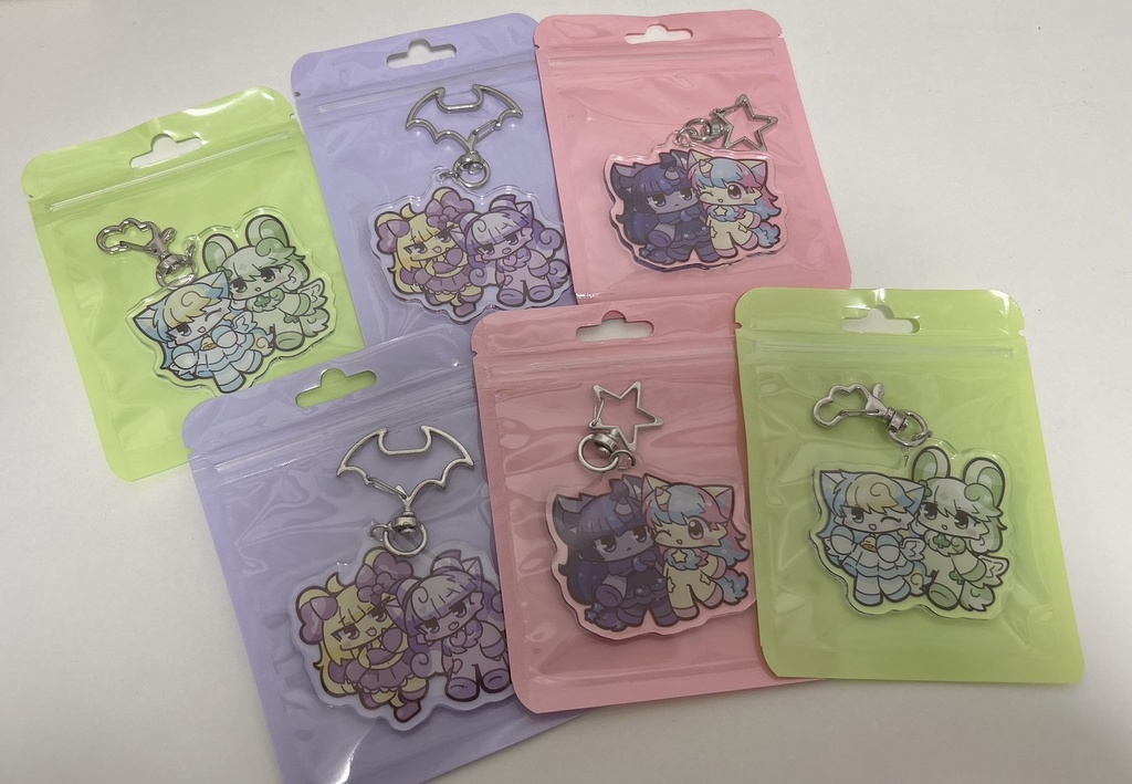 すたーぴあペアアクリルキーホルダー