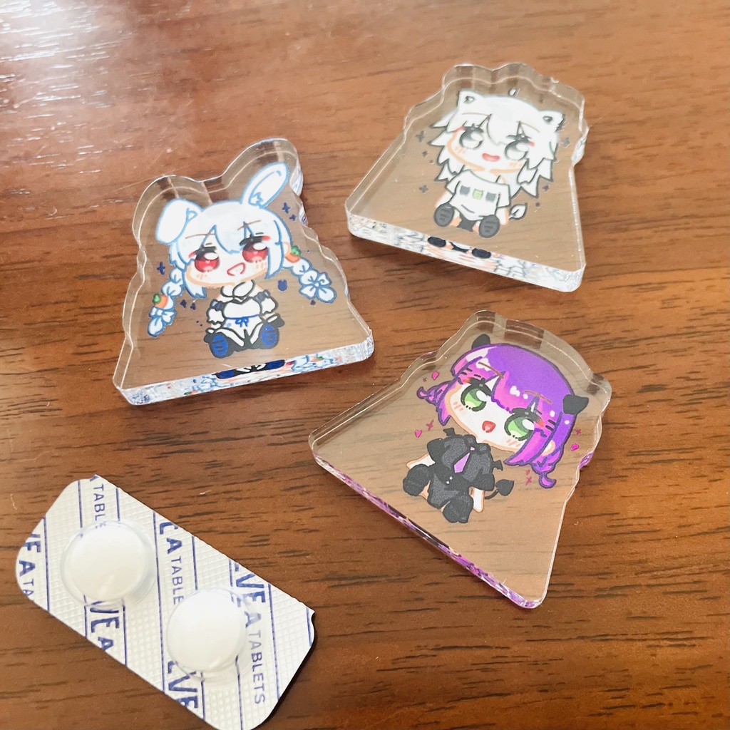 【ホロライブ非公式】PEBOT ミニアクリルブロック