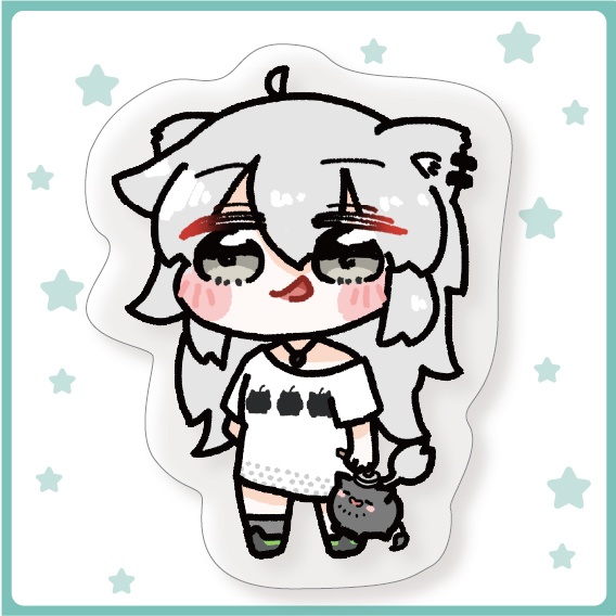 【非公式】獅白ぼたん　アクリルスタンド