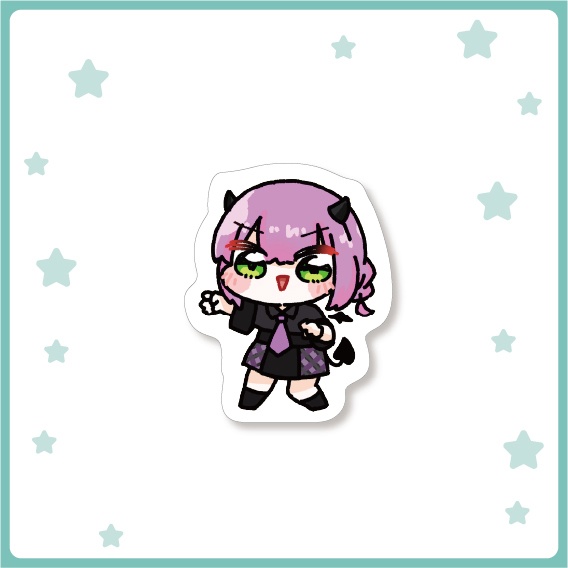 【非公式】ダイカットステッカー(ねぽらぼ・PEBOT)