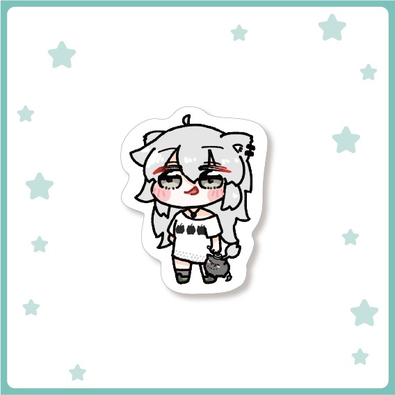 【非公式】ダイカットステッカー(ねぽらぼ・PEBOT)