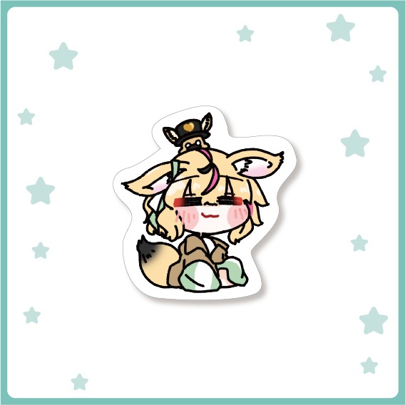 【非公式】ダイカットステッカー(ねぽらぼ・PEBOT)