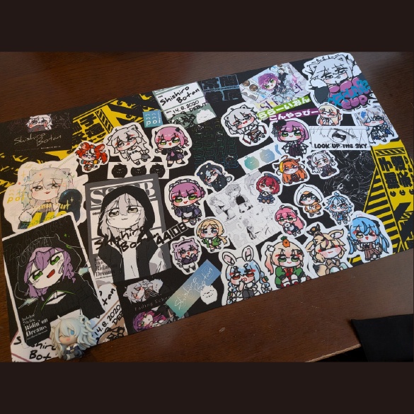 【ホロライブ非公式】ねぽらぼ ラバー製プレイマット・PCマット(ホロクル11th)