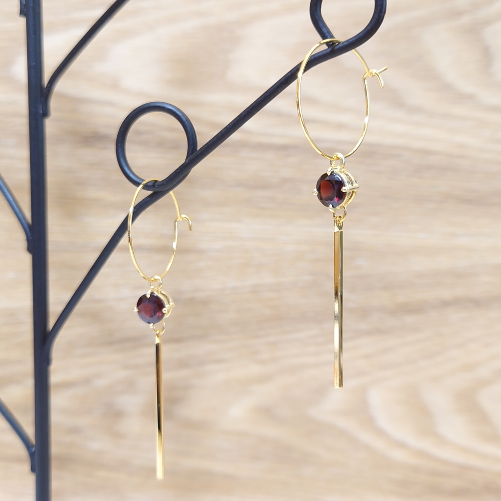 ワイヤーフープピアス【深層の記憶】