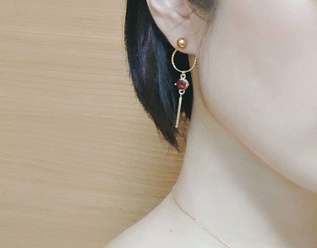 バックチャームピアスキャッチ【深層の記憶】ミニ