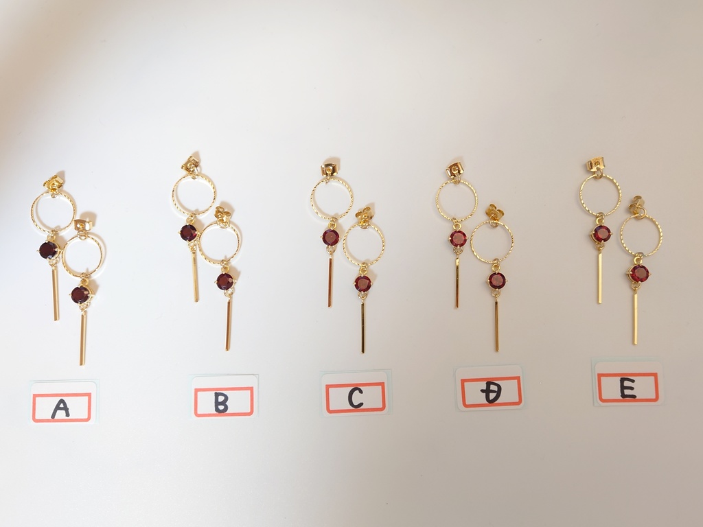 バックチャームピアスキャッチ【深層の記憶】ミニ