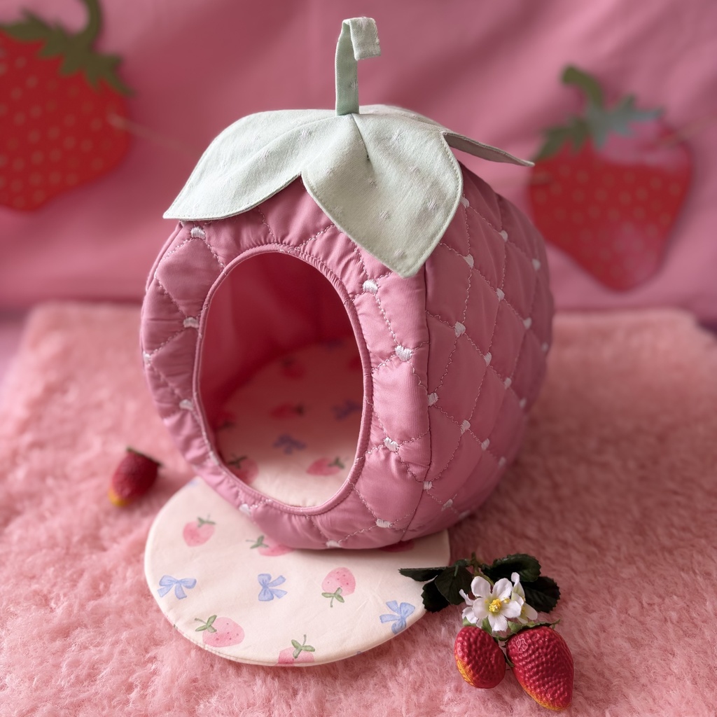 🍓ぬいぐるみの巣 いちごのお家🍓