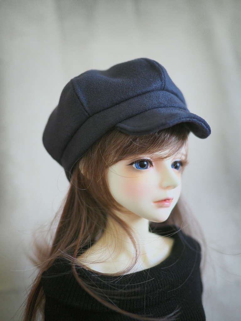ハット Handmade 1/3 Doll Hat for SD dolls (9 inch) Dark blue / Thick fabric