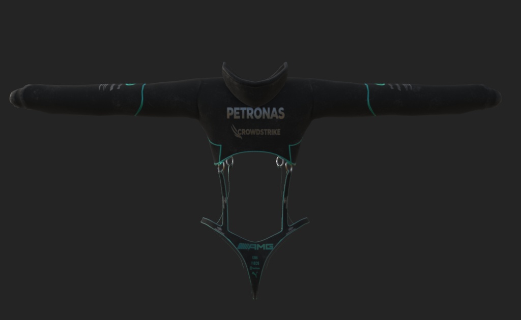 AMG Neon Techwear Bodysuit